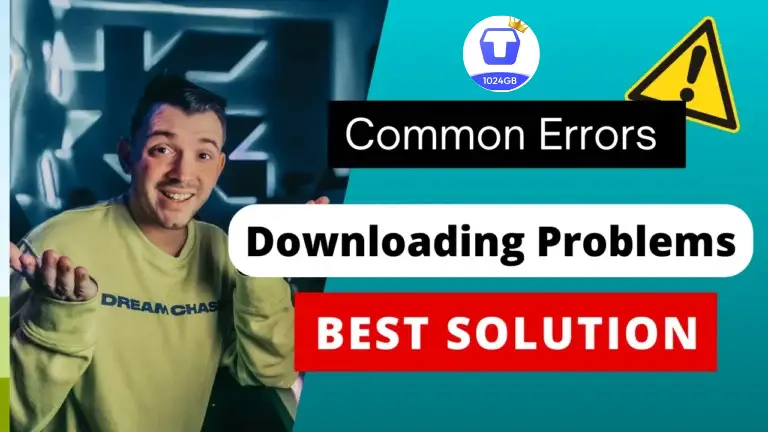 terabox premium downloading error and solution with logo