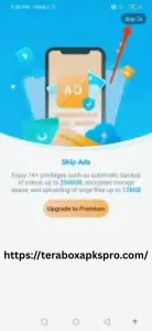 descargar terabox premium with skip ads screenshot