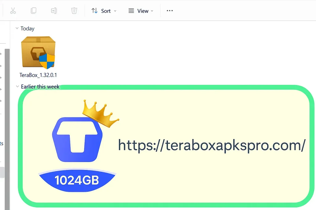 TeraBox PC Download and Promotional Banner